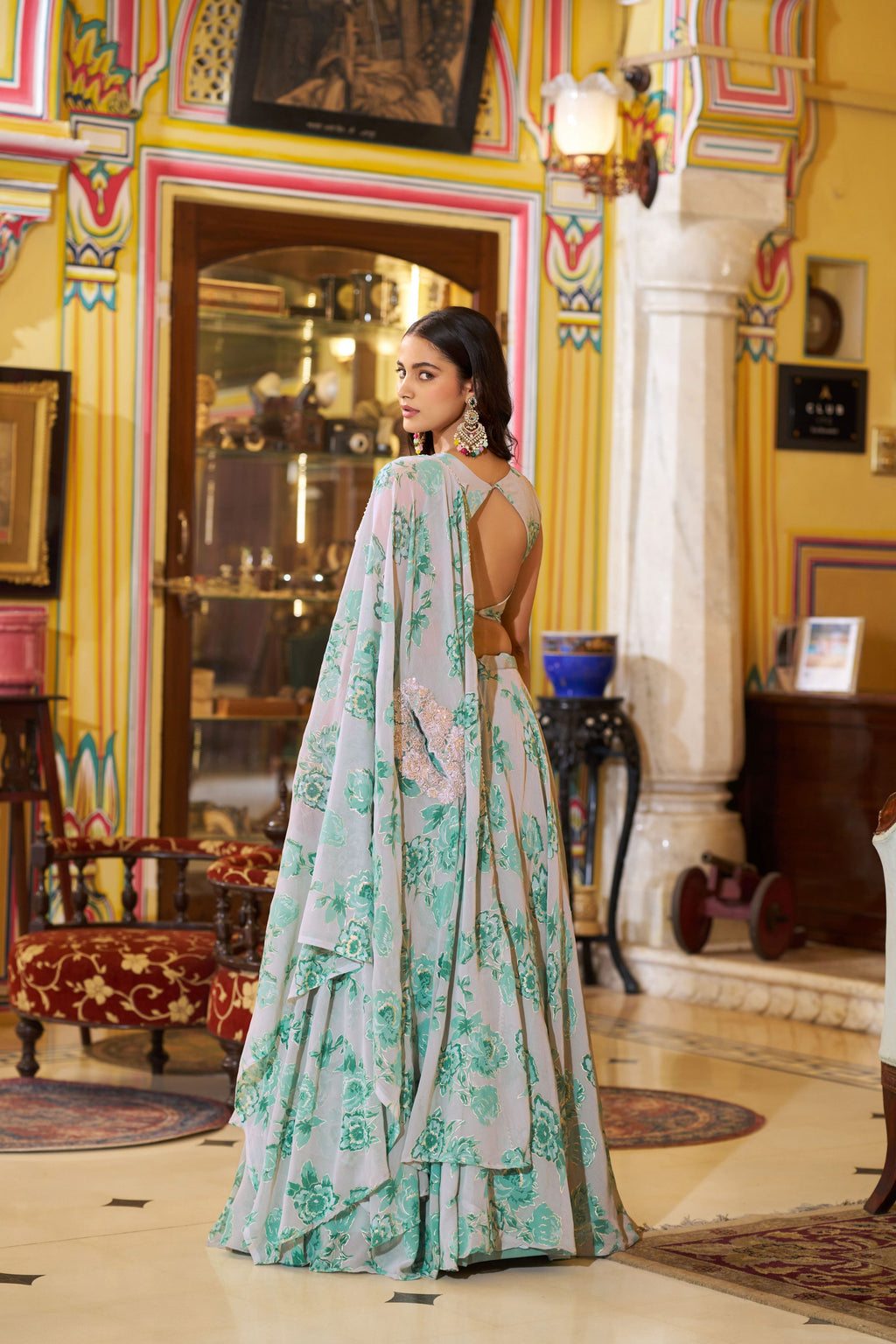 Chocolate Crush Thread Embroidered Lehenga With Dupatta