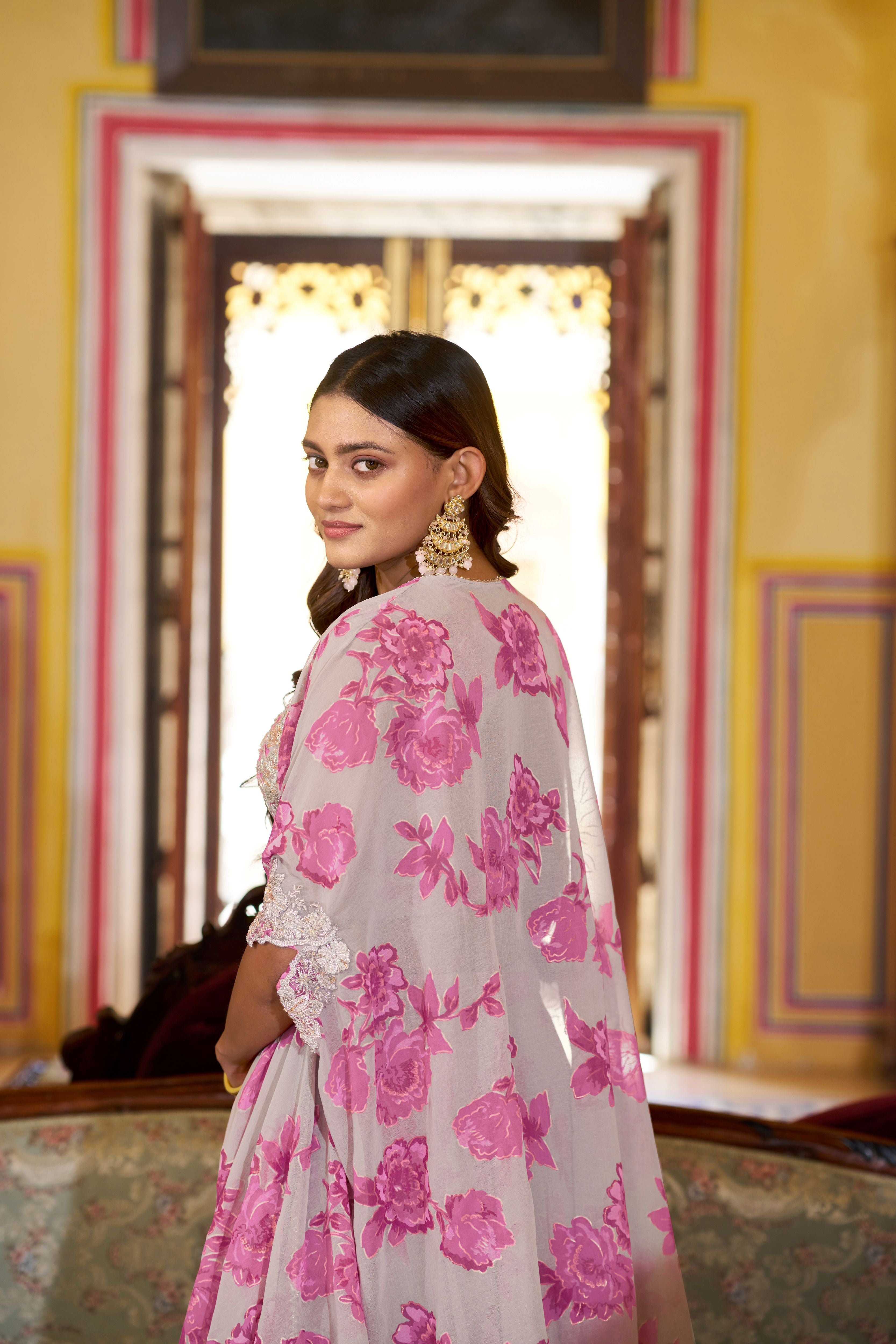 Chocolate Crush Thread Embroidered Lehenga With Dupatta