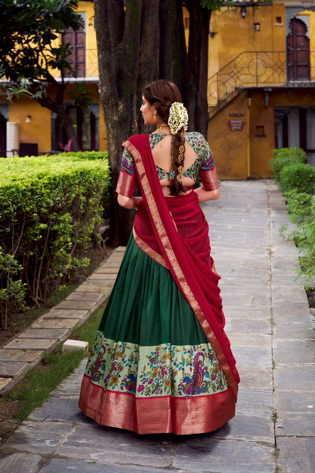 Astha Silk Zari Weaving Lehenga With Dupatta