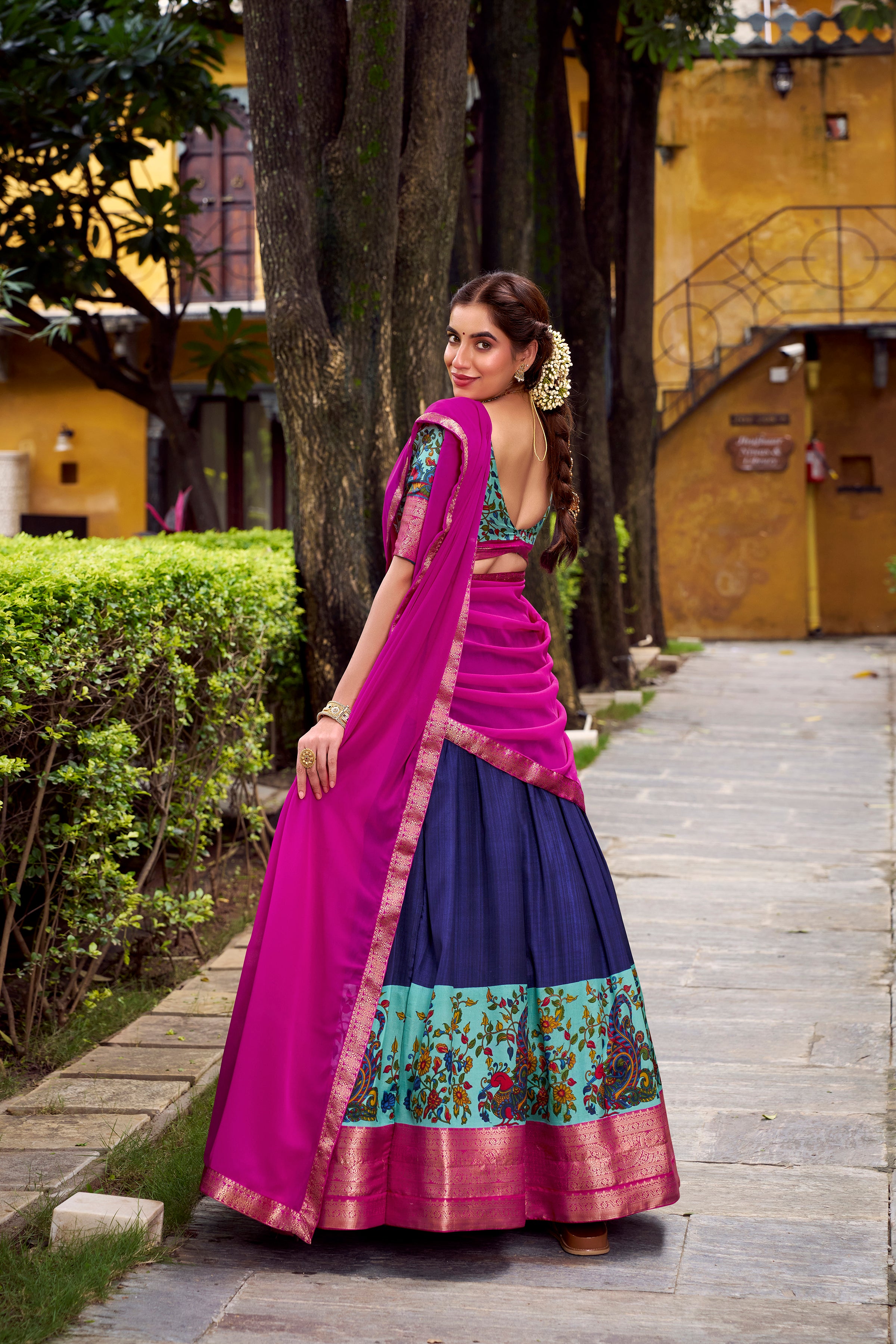 Astha Silk Zari Weaving Lehenga With Dupatta