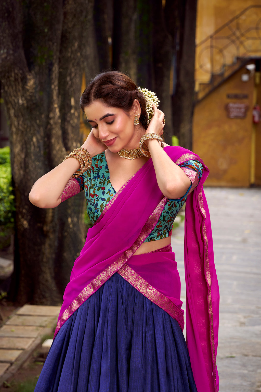 Astha Silk Zari Weaving Lehenga With Dupatta