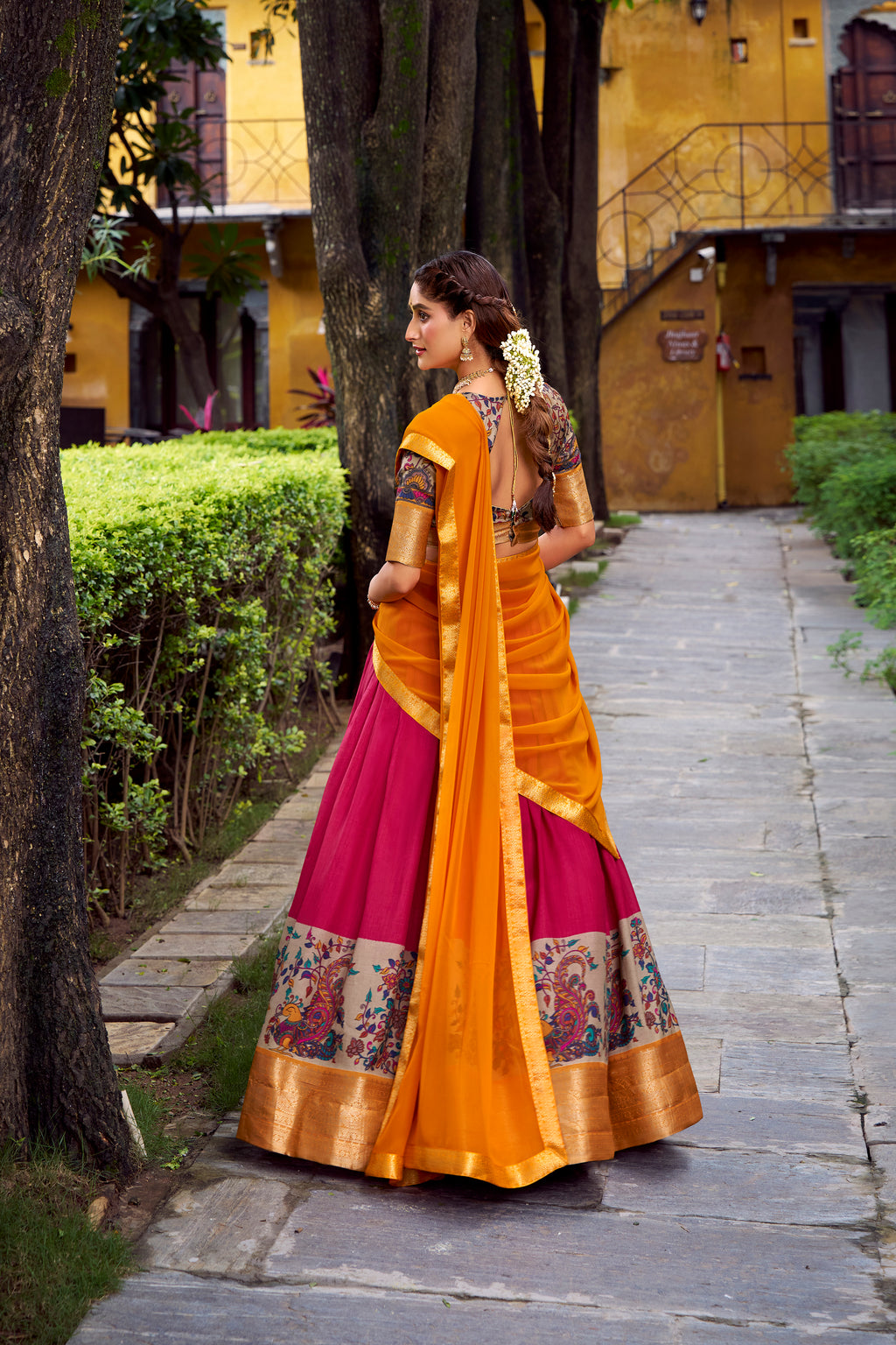 Astha Silk Zari Weaving Lehenga With Dupatta