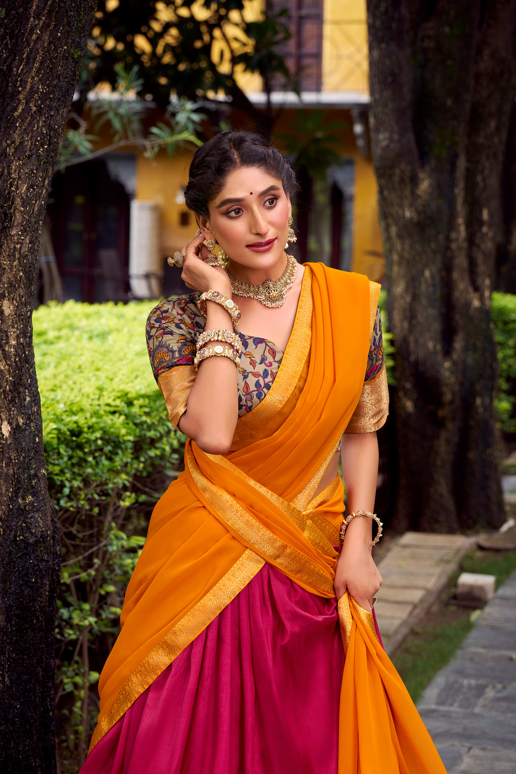 Astha Silk Zari Weaving Lehenga With Dupatta
