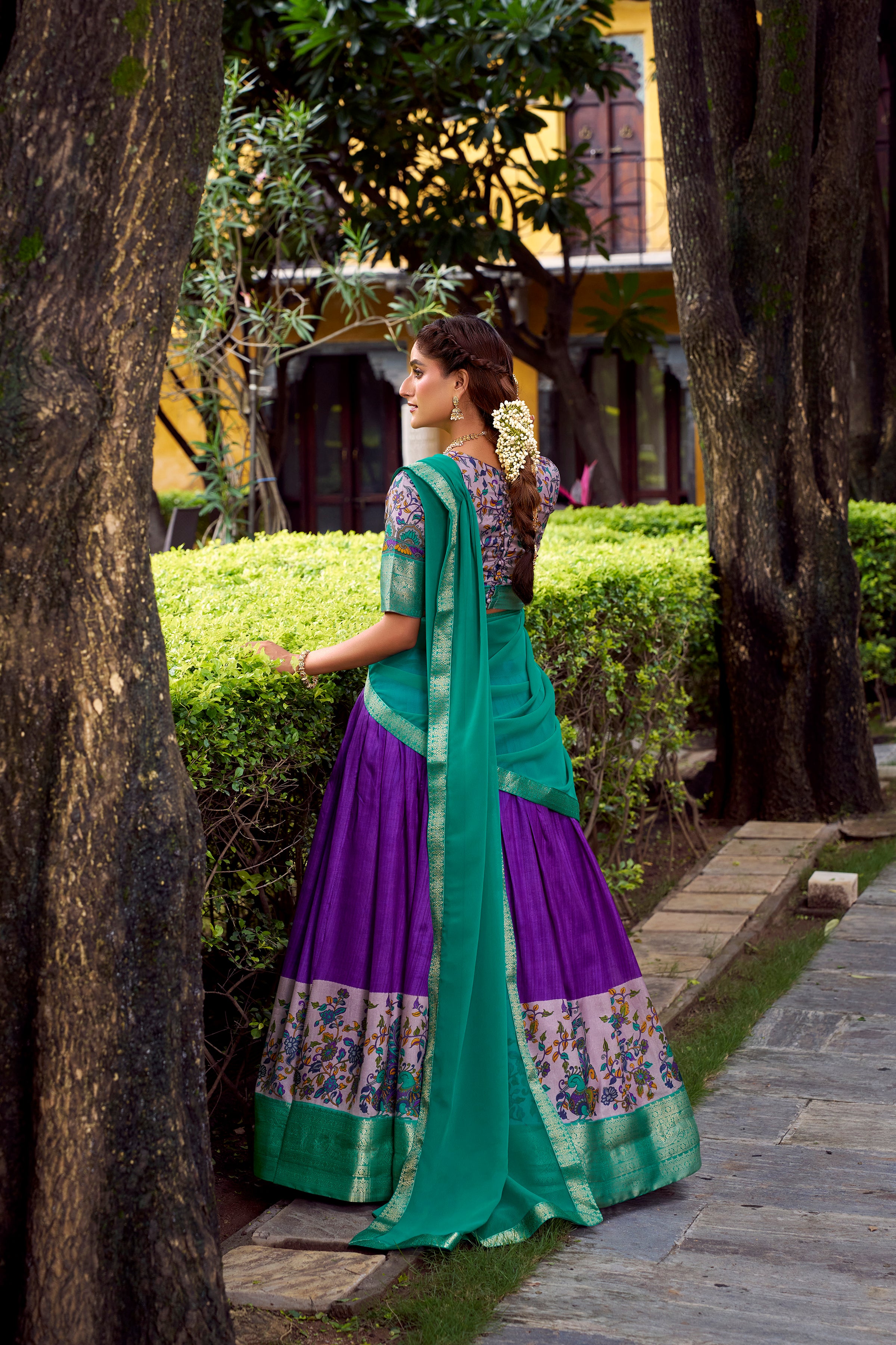 Astha Silk Zari Weaving Lehenga With Dupatta