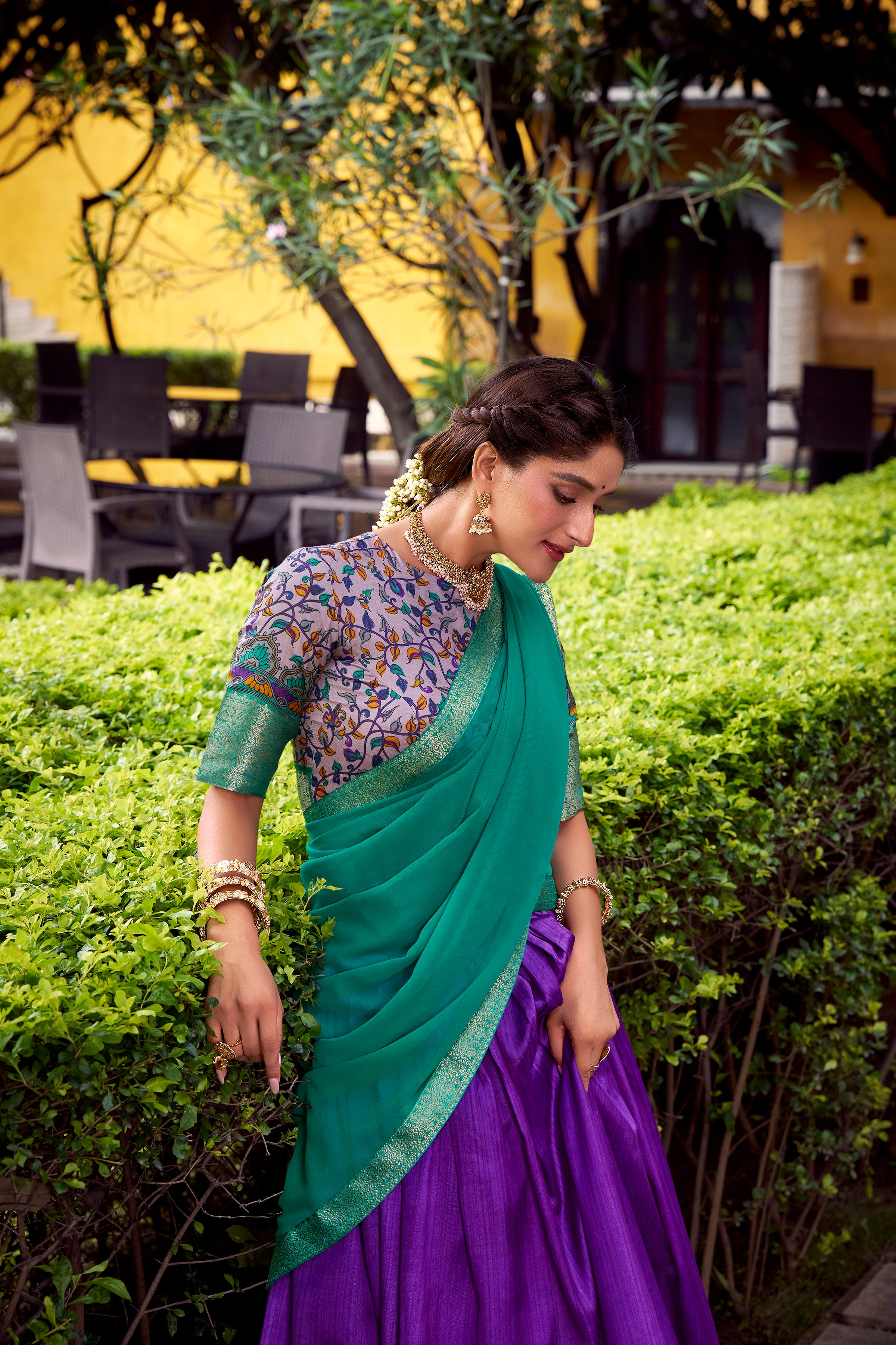 Astha Silk Zari Weaving Lehenga With Dupatta