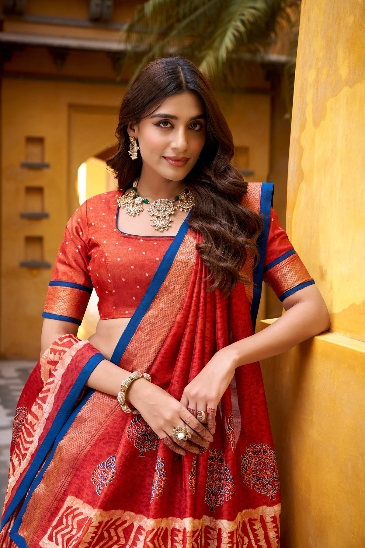 Dola Silk Printed Lehenga With Dupatta