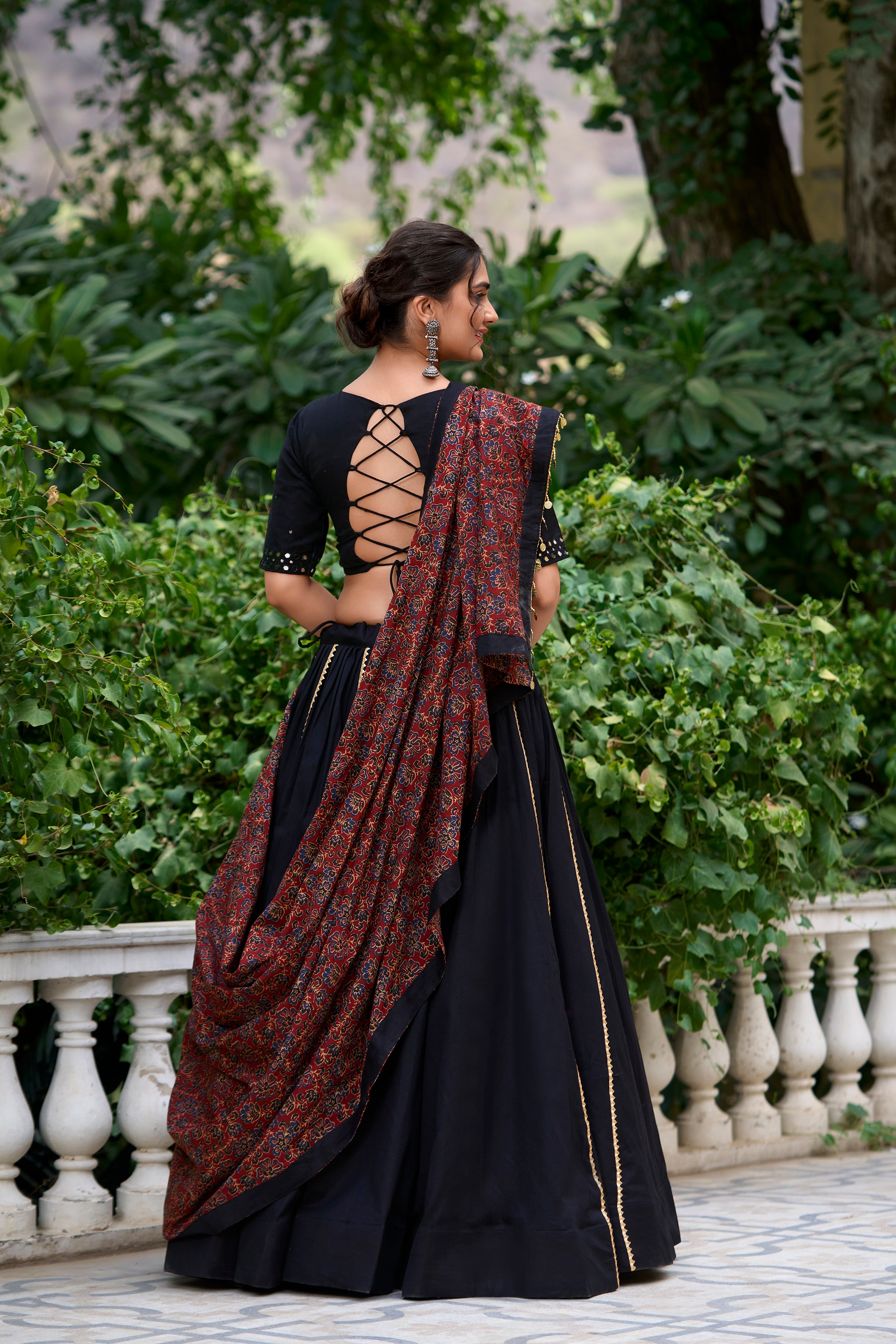 Pure Cotton Navratri Lehenga With Dupatta