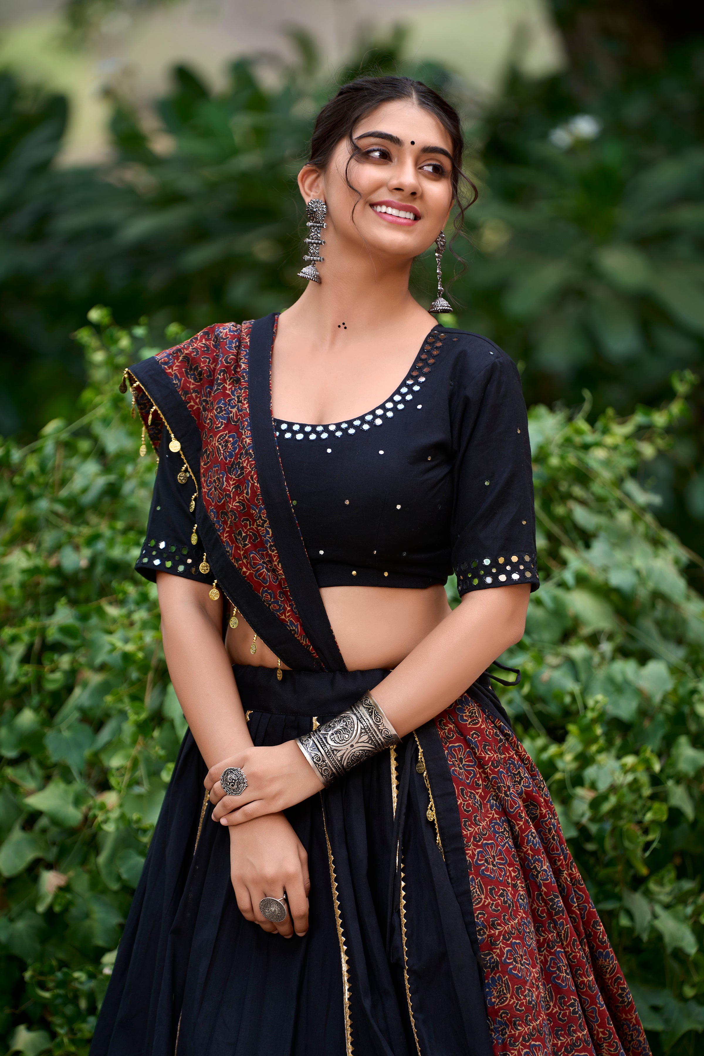 Pure Cotton Navratri Lehenga With Dupatta