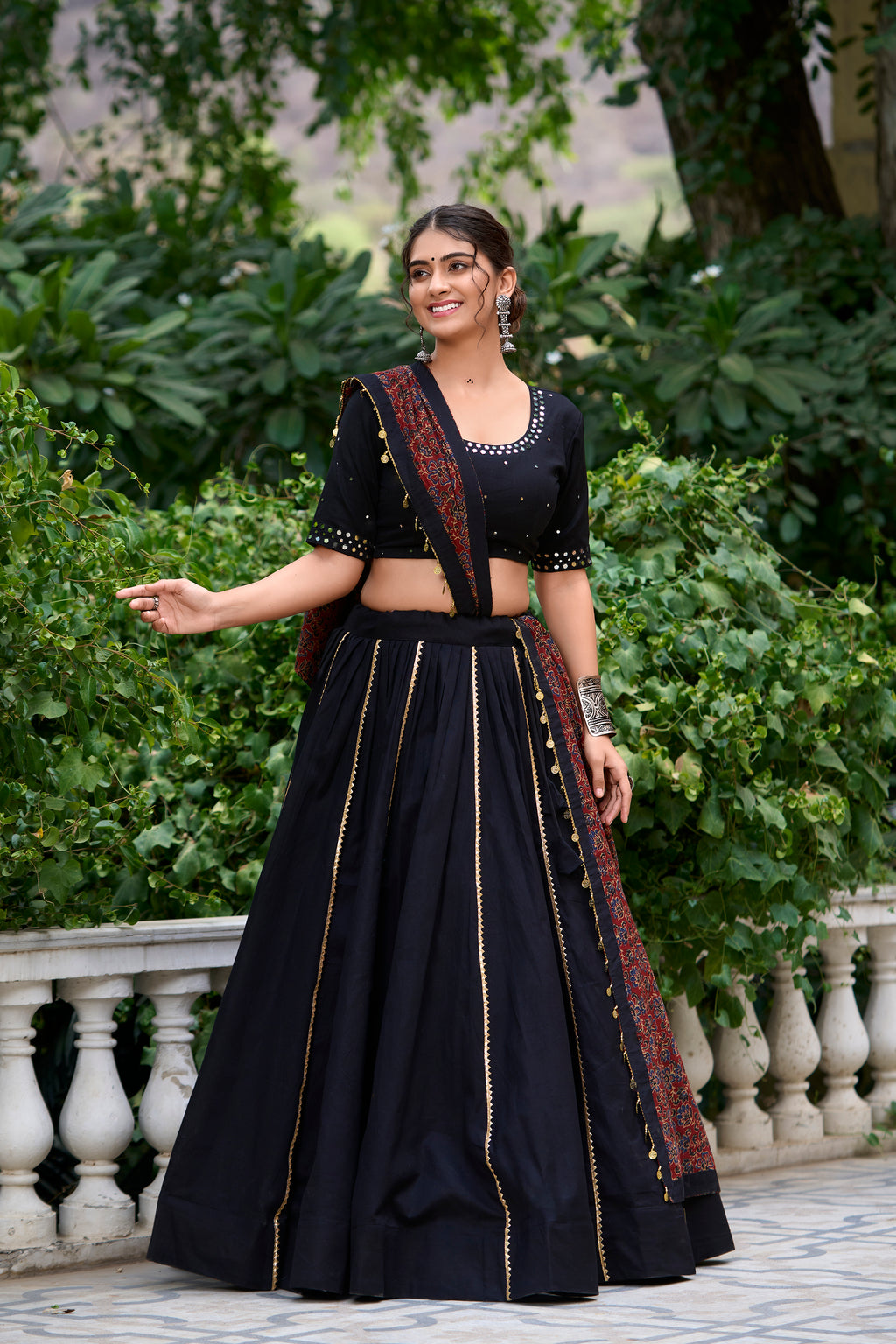 Pure Cotton Navratri Lehenga With Dupatta