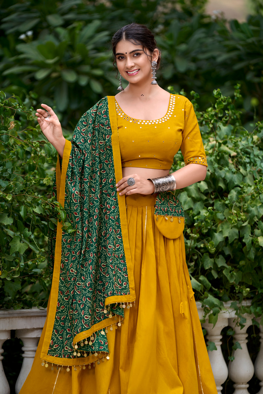 Pure Cotton Navratri Lehenga With Dupatta