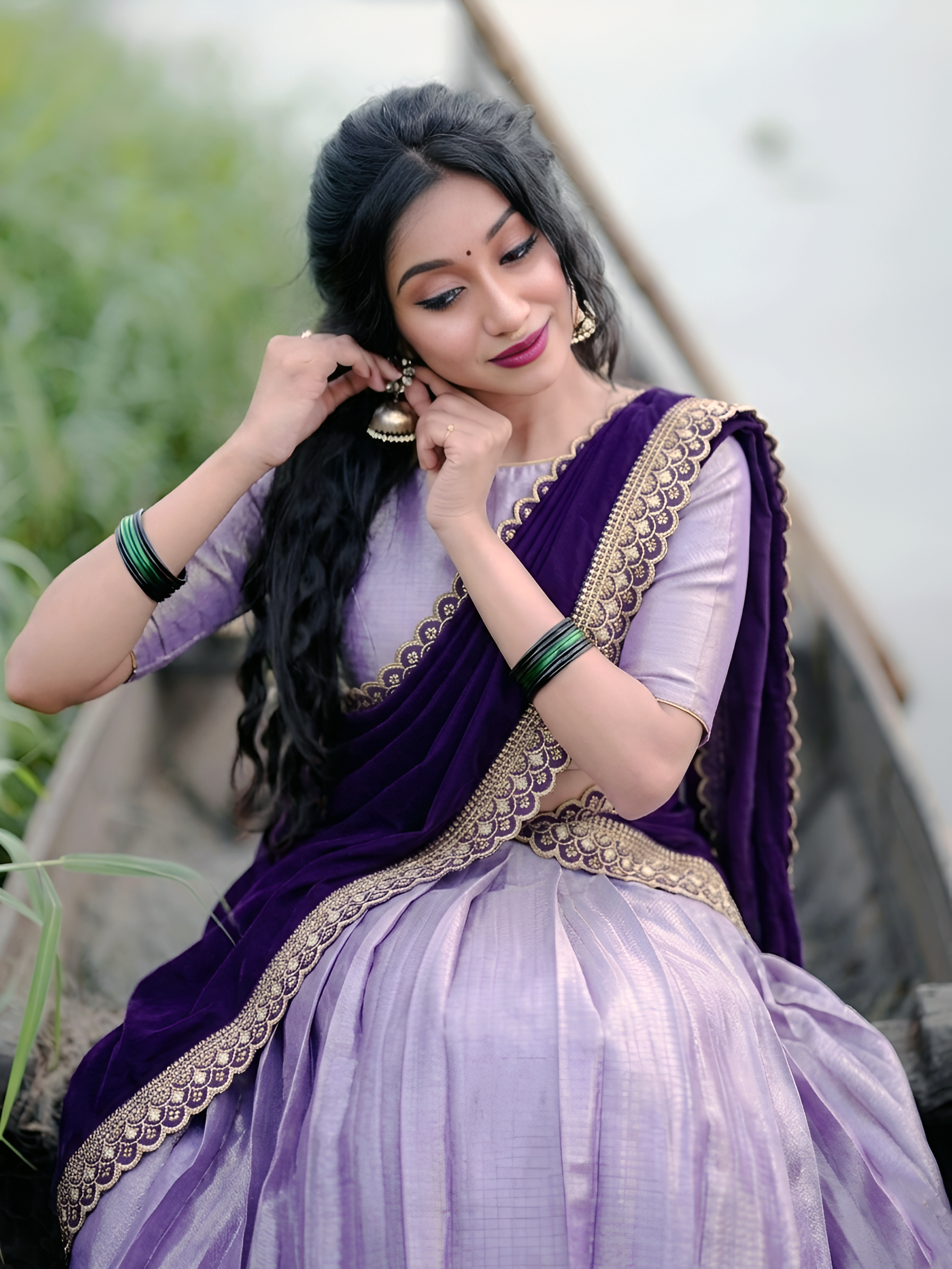 Jacquard Silk Weaving Lehenga With Dupatta