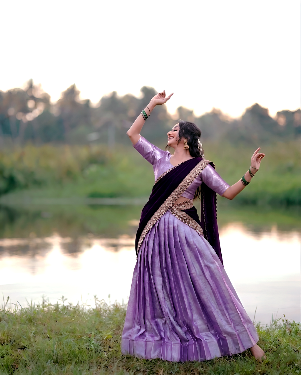 Jacquard Silk Weaving Lehenga With Dupatta