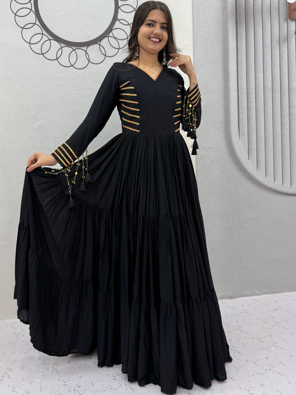 Pure Cotton Navratri Gown