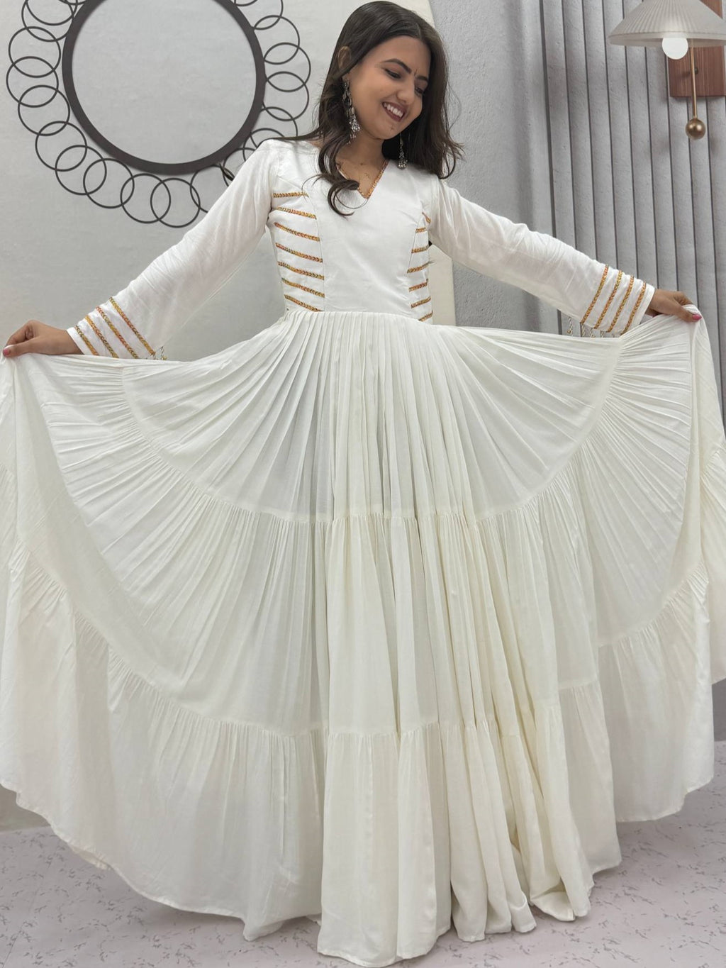 Pure Cotton Navratri Gown