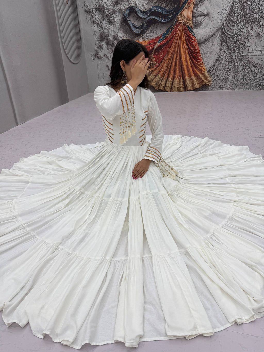 Pure Cotton Navratri Gown
