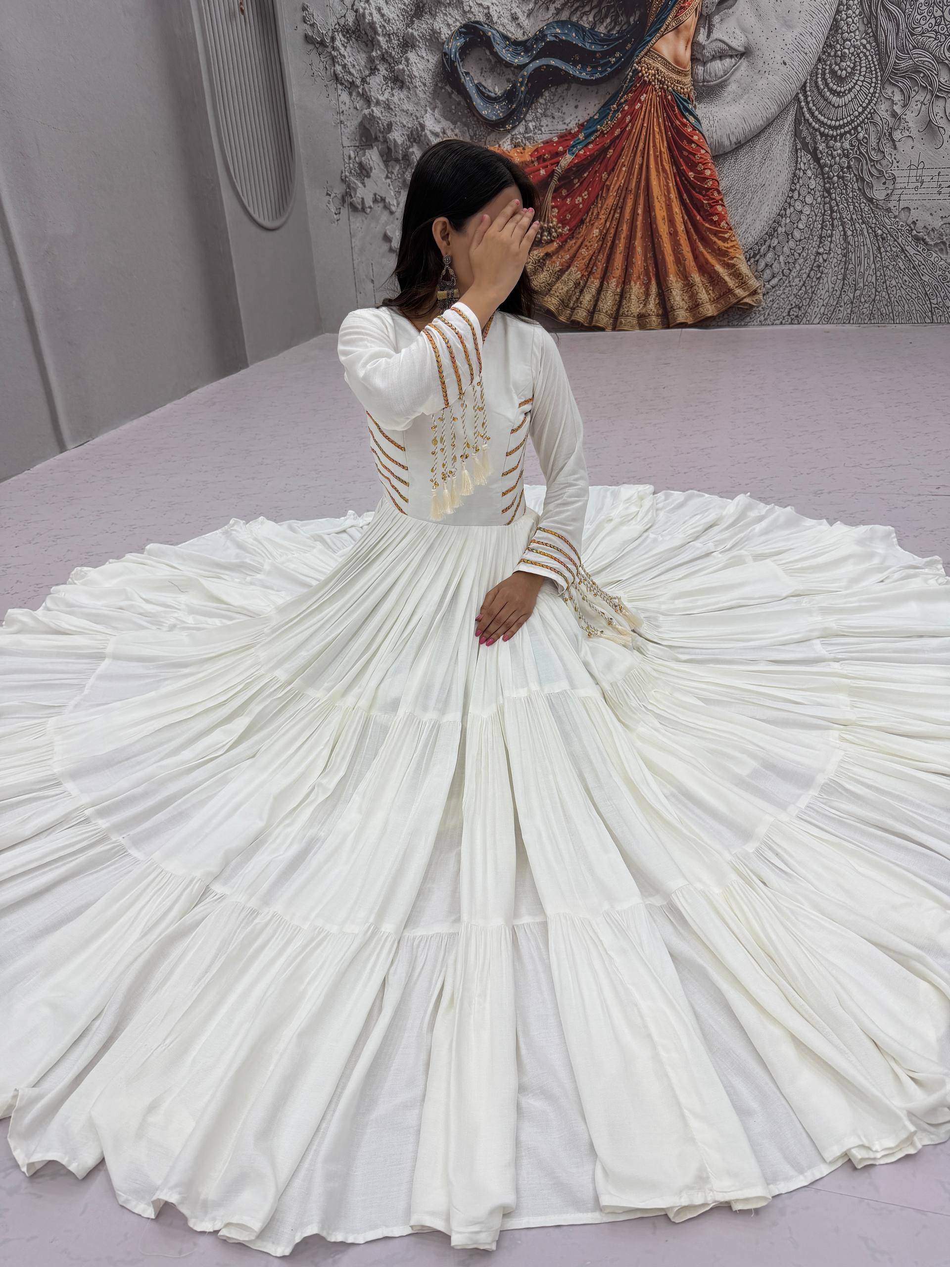 Pure Cotton Navratri Gown