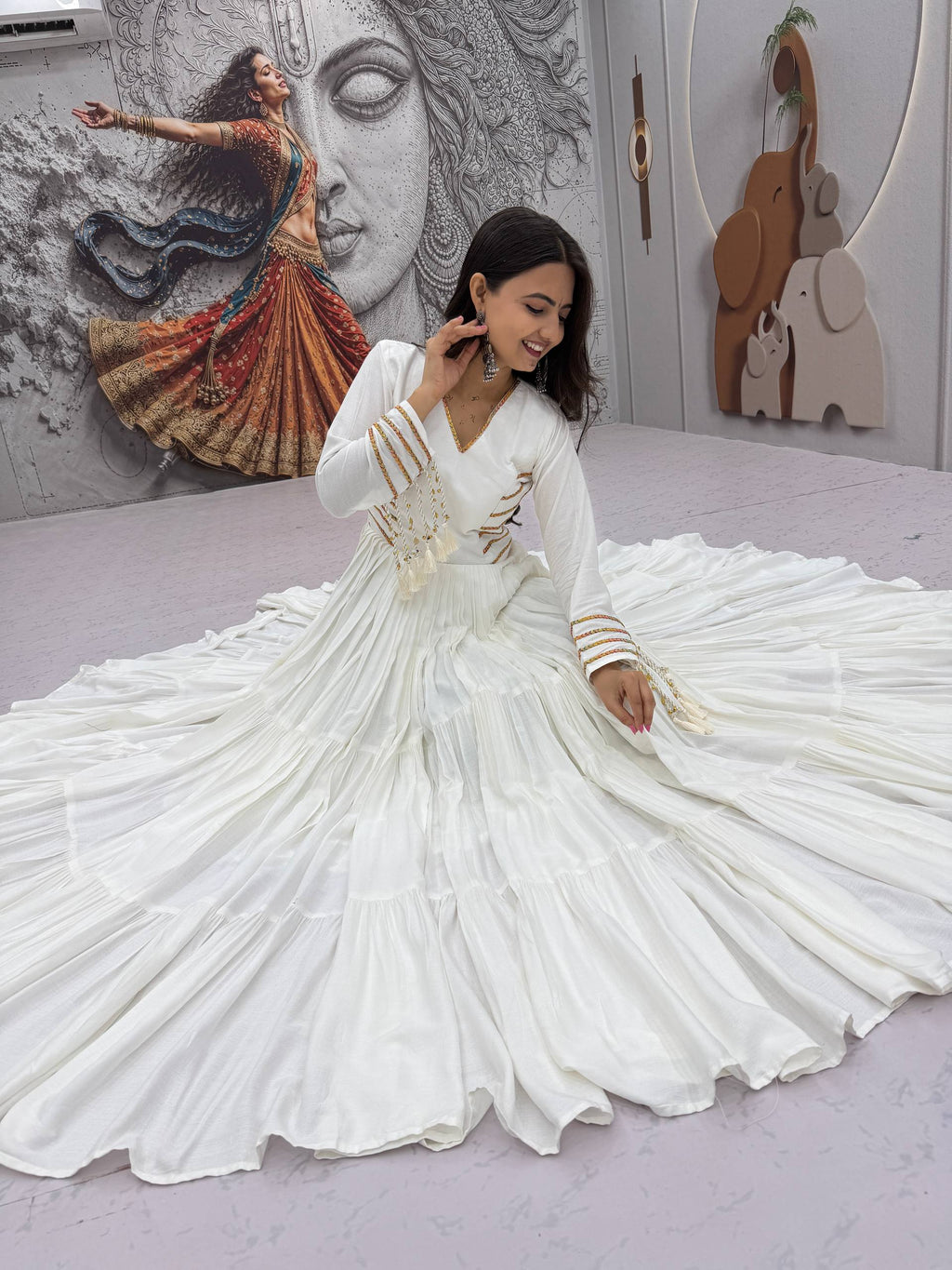 Pure Cotton Navratri Gown