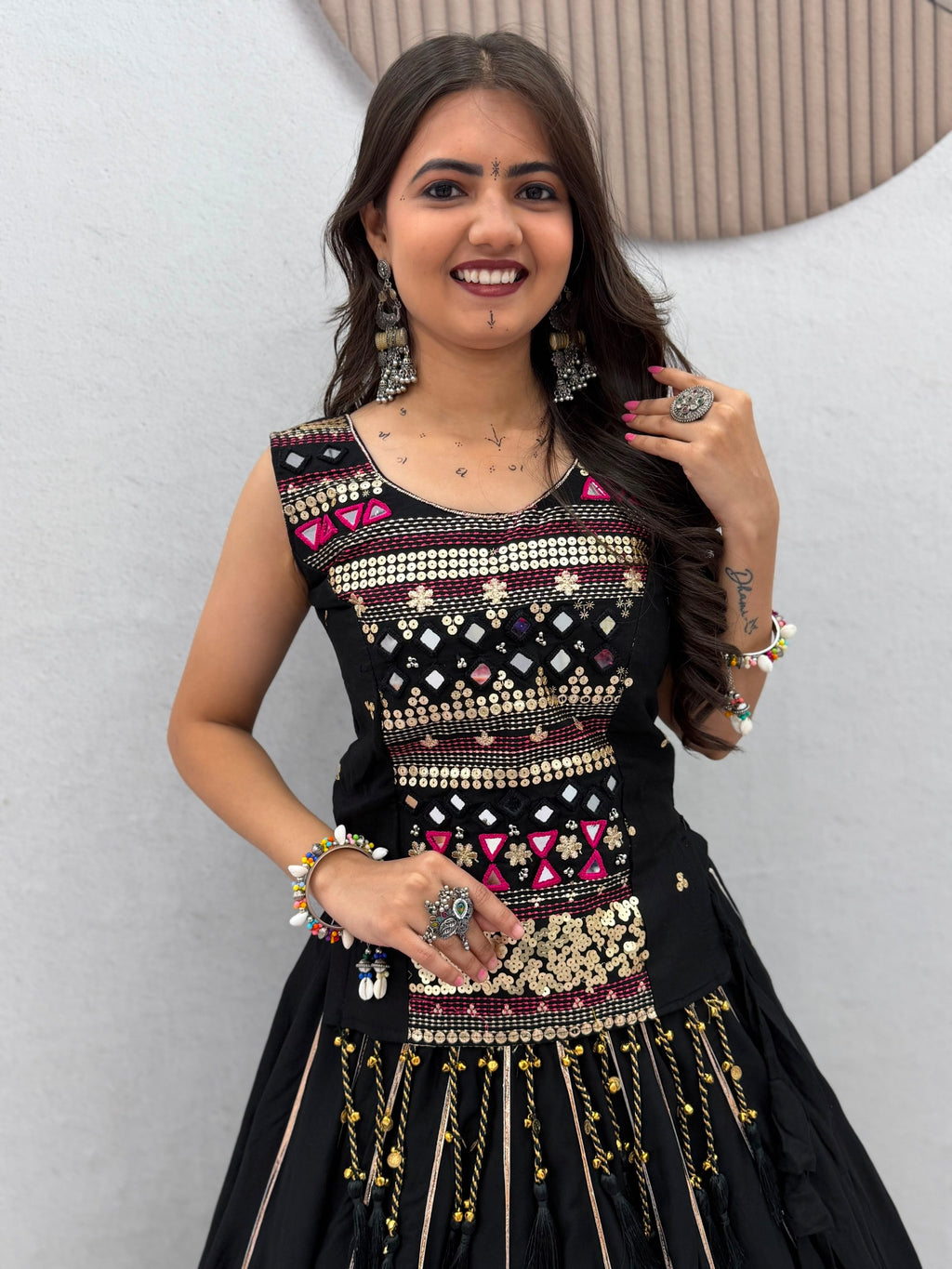 Pure Cotton Navratri Lehenga With Fency Blouse
