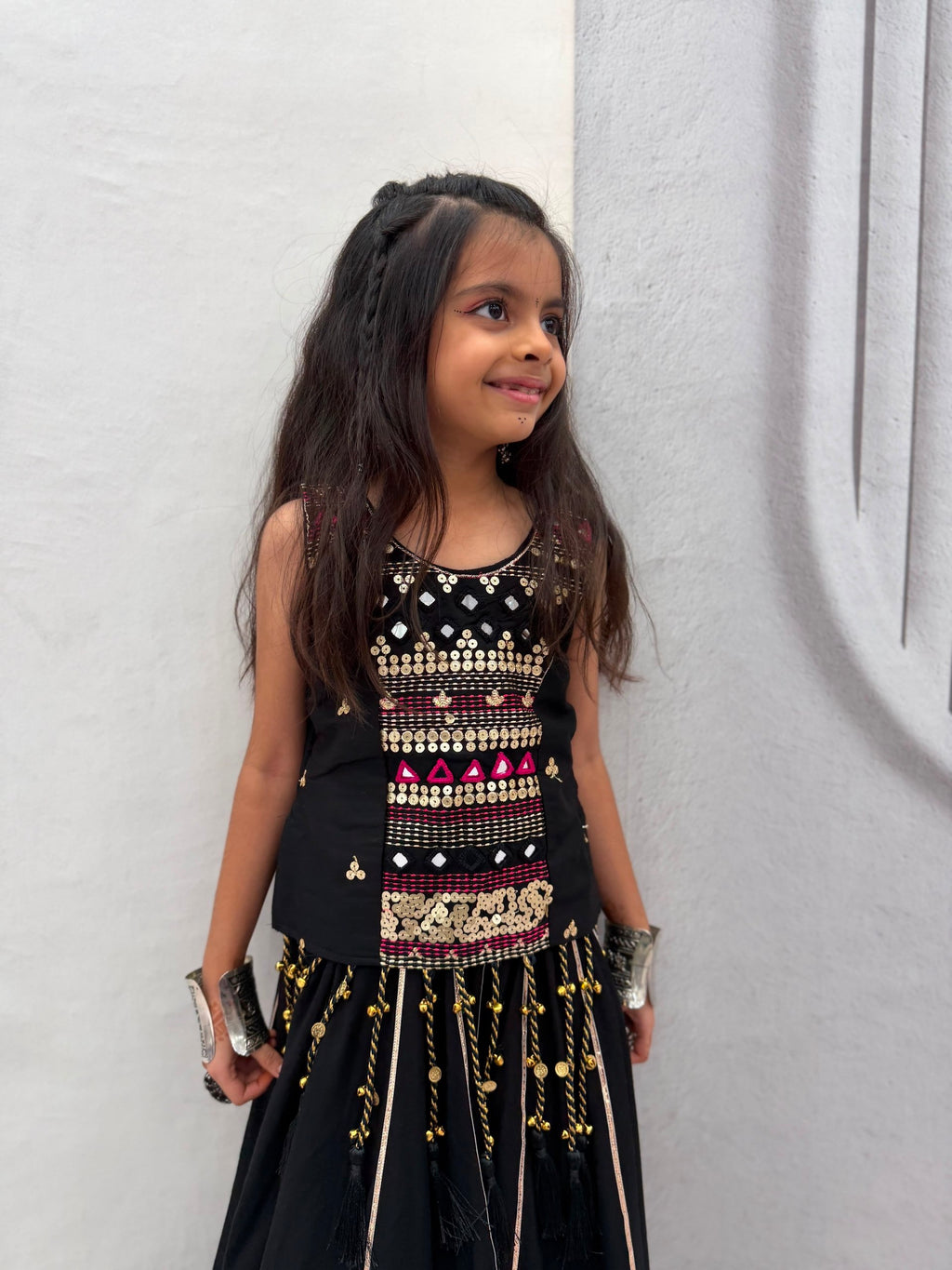 Pure Cotton Navratri Lehenga With Fency Blouse