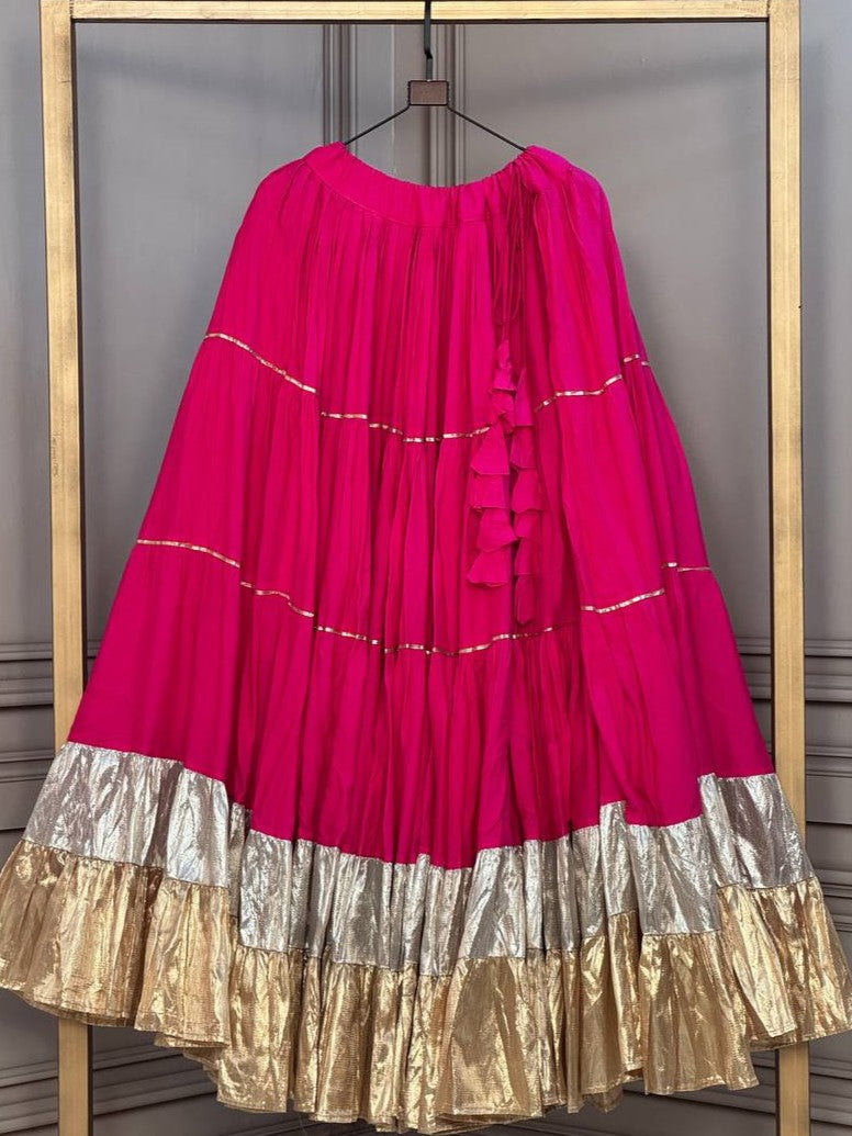 Rayon 3 Layer Navratri Lehenga