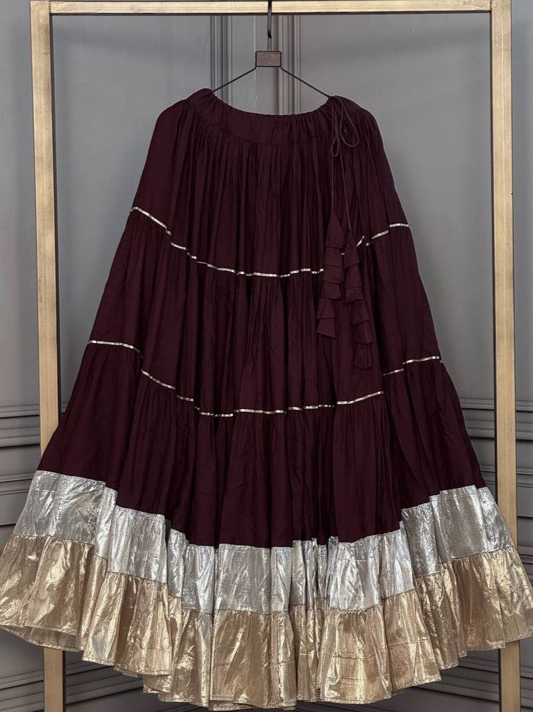 Rayon 3 Layer Navratri Lehenga