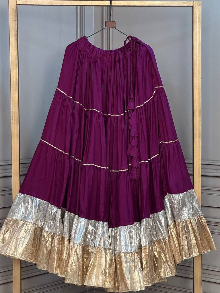 Rayon 3 Layer Navratri Lehenga