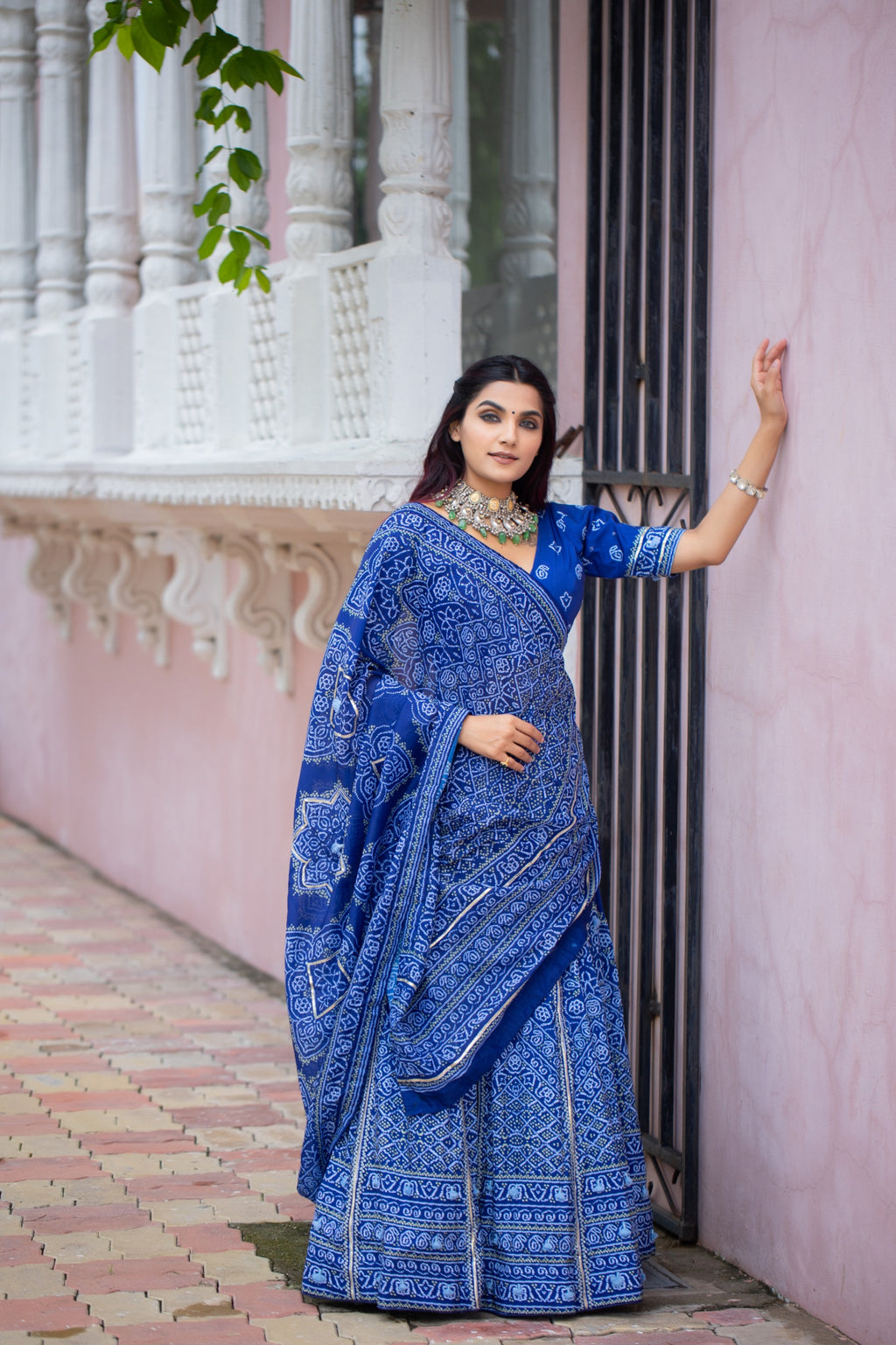Vaishali Silk Printed Lehenga With Dupatta